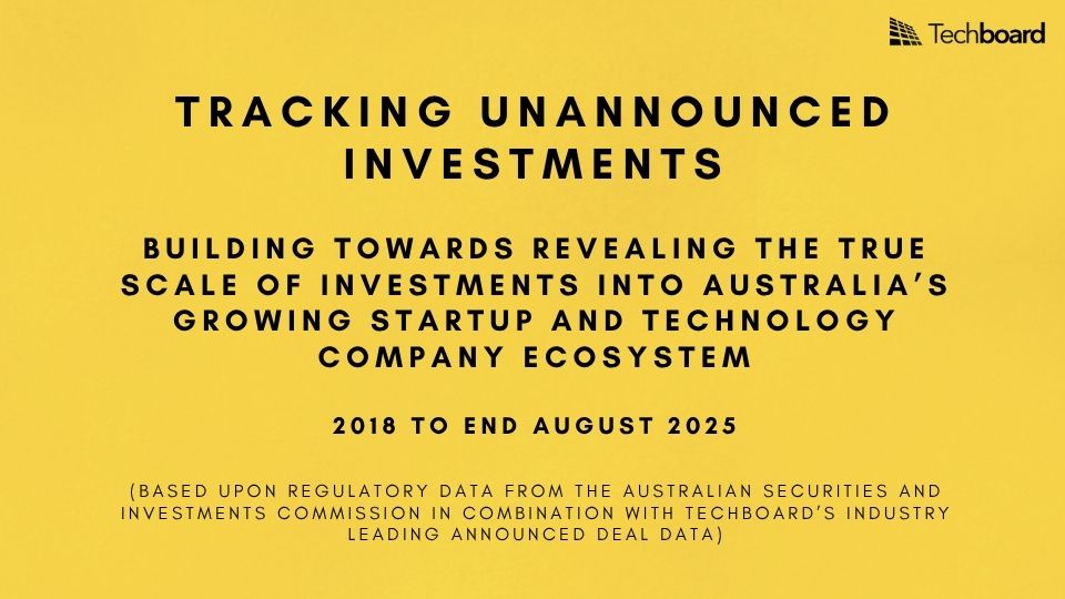 Tracking Unannounced Investments - Techboard